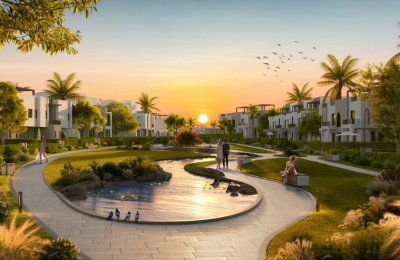 Apartment for sale in Green Valley with 4 bedrooms in October Gardens by Orascom Development Egypt