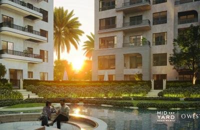 Apartment for sale in Midyard with 1 bedroom in October Gardens by Orascom Development Egypt